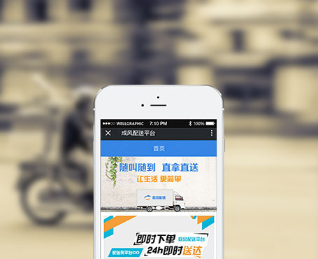 庭風配送平臺|一網天行-網站建設小程序APP系統軟件開發公司